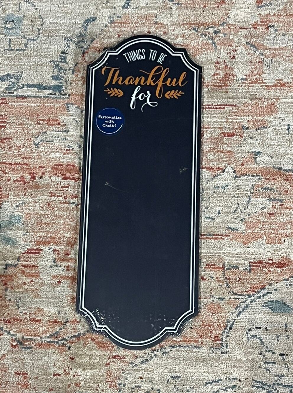 Chalkboard Things To Be Thankful For
